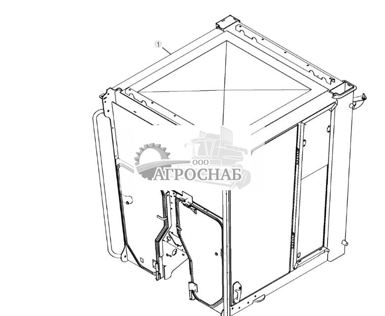 Низкопрофильная кабина с дверями и открывающимися окнами, Grade Pro - ST765404 453.jpg